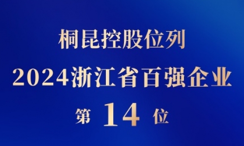 HJC黄金城控股位列浙江省百强企业第14位